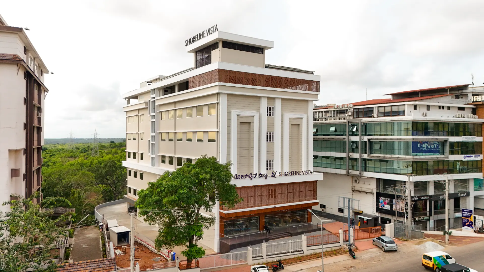 Shoreline Vista — the hotel exterior in Manipal