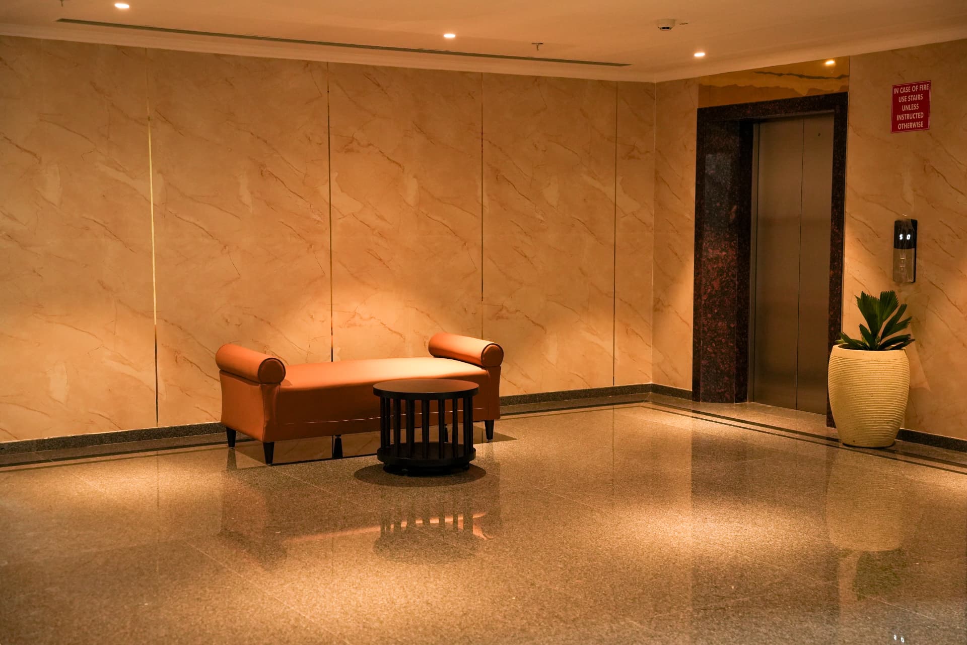 Interior corridor at Shoreline Vista in Manipal