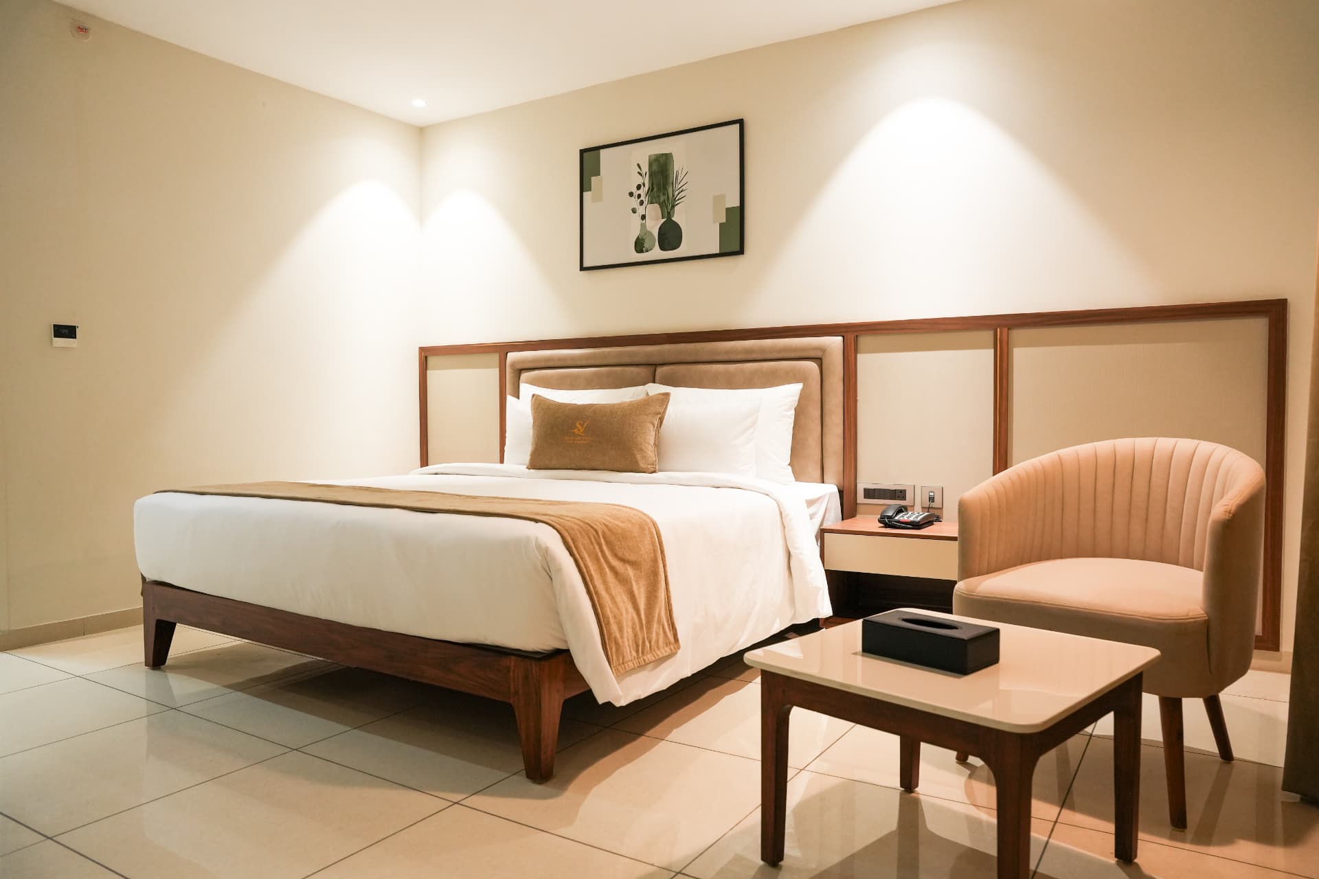 Club Room at Shoreline Vista with warm wood and natural light